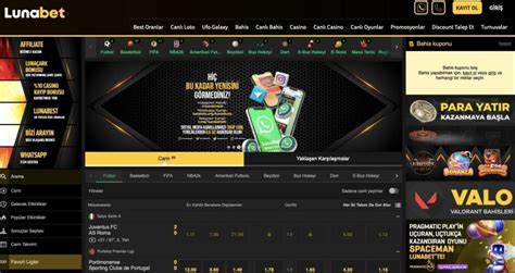 Lunabet İle Canlı Bahis Yapmanın Avantajları